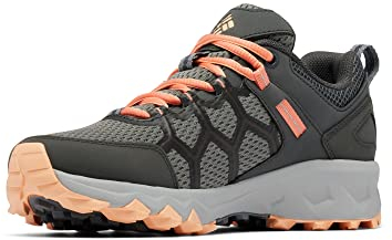 Columbia Peakfreak 2 Chaussures Basses De Randonnée Et Trekking pour Femme, Gris (Ti Grey Steel x Lychee), 38.5 EU