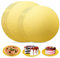 10 Pcs Cake Board - Beschichtet Kuchenplatte, Tortenunterlage, Kuchenplatte, Cakeboard Rund, Tortenplatte Silber 2 Mm Dick Für Kuchen Und Torten, Lebensmittelecht (Gold)