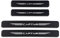 4 Pezzi Fibra di Carbonio Battitacco per Auto Sticker, per Ren-Ault CAPTUR, Pellicola del Protezione Davanzale Portiera Auto Anti-Graffio Scuff Adesivi Decorativi Accessori,White