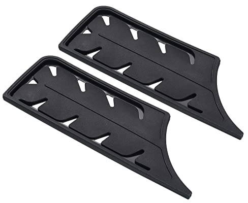 PATIKIL Plastic Safety Knife Cover Sleeves for 7 Nakiri Knife, 2 Pack Knives Edge Guard Blade Protector Universal Knife Sheath for Kitchen, Black