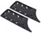 PATIKIL Plastic Safety Knife Cover Sleeves for 7 Nakiri Knife, 2 Pack Knives Edge Guard Blade Protector Universal Knife Sheath for Kitchen, Black