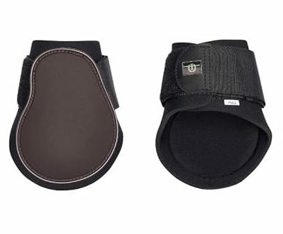 Imperial Riding IRH Lovely Streichkappen, Stoßabsorbierender Fesselkopfschutz mit TPU-Schale & weichem Neoprenfutter, Komfortabel, passend zu IRH-Lovely Gamaschen, Klettverschluss, Braun, Full