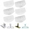 6 Pack Steam Mop Replacement Pads for Bissell Powerfresh Steam Mop Pads. Compatible with 1940 1440 1544 1806 2075 2685 2814 Series. Model 19402 19404 19408 19409 1940A 1940F 1940Q 1940T 1940W 15441