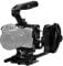 TILTA - Jaula para cámara compatible con Sony FX3 FX30 con mango superior Xeno, adaptador de placa base LWS tipo III y kit profesional avanzado de mango lateral izquierdo, negro TA-T16-C-B