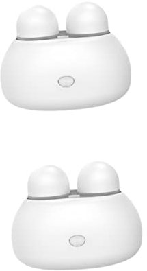 Gatuida 2stücke Elektrischer Kontaktlinsenreiniger Automatisches Reinigungssystem Für Kontaktlinsen Tragbar Und Kompakt Für Zuhause Und Reisen Weiß