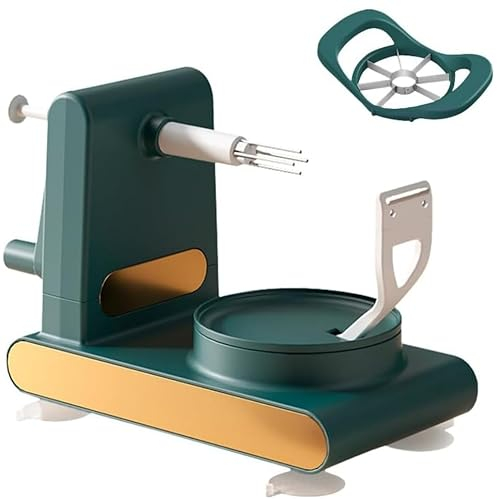 2024 New Home Essentials Multi-Fruit Peeler 2.0, Peeler Corer,Hand Peeler,Stainless Steel Fruit and Vegetable Peeler for Potatoes, Apples, and Oranges /83 (Color : Dark Green)