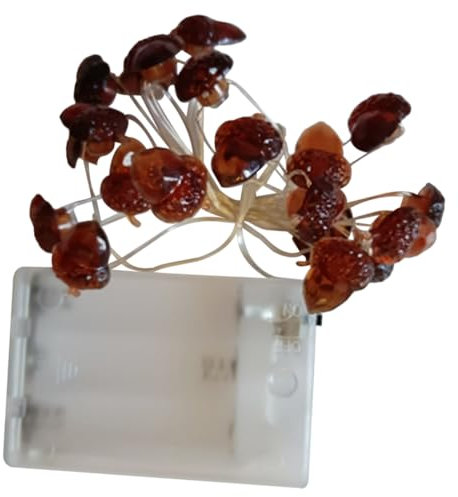 MAGICLULU Schnur Blumengirlande Thanksgiving-Hängeleuchten leichte Girlande Herbstlichter Girlande drinnen Dekorative Lichter Nachtlicht Kranz Lichterketten Plastik