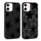 Yoedge 2 Stück Handyhülle für iPhone 12 Mini Hülle 5,4,Stern Muster Design Frauen Mädchen Aesthetic Kawaii Motiv Handyhülle Dünn Weich Schwarz Silikon Slim TPU Stoßfest Schutzhülle für iPhone 12 Mini