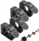 Shovel Holder, Quick Release Clamp 4Pcs Non-Slip Rubber Clamp for 1.18-1.57in Diameter Tools Universal Strong Load TUV ATV Van Trucks Quick Grip Clamps for Shovel Axe
