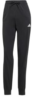 adidas Femme Essentials 3-Stripes Jogger Pants, Black/White, XL