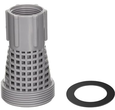 Xevinas Pool Zubehör-Filteradapter | Pool Adapter Für Intex Bestway Pool | Gummi Unterlegscheiben | Kompatibel Mit Vielen Pumpen Und Filtern,Geeignet Für Familienschwimmbäder (Lange Schnittstelle)