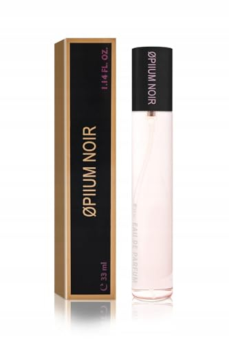 NAINA Damenparfüm Opiium Noir 33ml – Inspirierte Parfüm Damen – Parfümfläschchen Spray, Flakon Eau de Parfum – Einzigartiger Duft und Dufterlebnisse – Einzigartige Aromakompositionen - Damendüfte