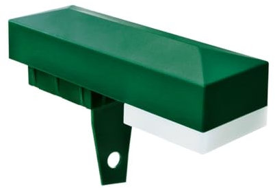 LongLife LED Zaunleuchte für Zaunpfosten 60x40mm - Farbe: grün - Leuchtmittel: Neutralweiß 4000K