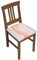 Stuhlsitzbezug 6er Set, Crystal Marble Texture Stuhlsitzbezüge für Esszimmer Abwaschbar Sitzbezüge der Stühle für Bankett, Küche, Party, Hotel