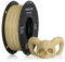 TINMORRY Glasfaserverstärktes PETG Filament 1.75mm, Hohe Schlagzähigkeit PETG GF 3D Druck Filament, Haltbarkeit & Steifigkeit, Passend für die meisten FDM 3D Drucker, 1 KG 1 Spule, Frosted Beige