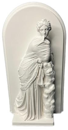 JISADER Göttin Figurine Göttin Statue Göttin Skulptur Schreibtisch Ornament für Veranda Büro