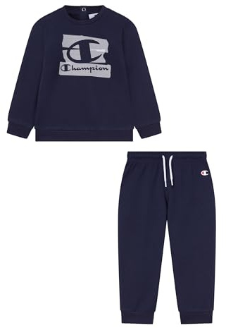 Champion Legacy Jungen Anzug mit Rundhalsausschnitt, 80, Blau, blau, 80