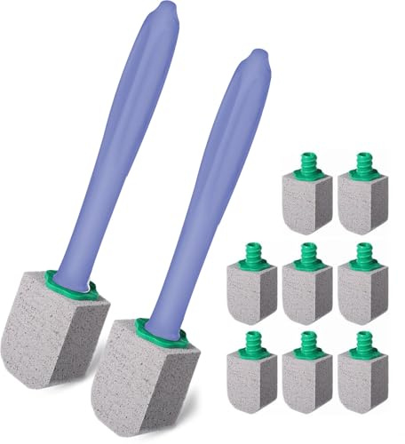Bimsstein Toilette, Cleaning Block WC mit 2 Griff, Bimsstein Toilettenreiniger, Hartnäckiger Kalk im WC Entfernen Und Urinstein,für Badezimmer, Toiletten, Küchen, Schwimmbäder