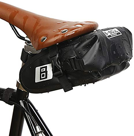 Hosoncovy Waterproof Bike Saddle Bag Extendable Bike Seat Bag Bicycle Seat Bag Cycling Seat Pack Under Seat Pouch for Road Mountain Cycling