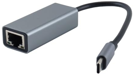DUZEPA Gigabit PoE zu Typ-c Konverter Netzwerk Power Adapter 1000Mbps High Speed Ethernet LAN Verdrahtete Stecker und Spielen Grau