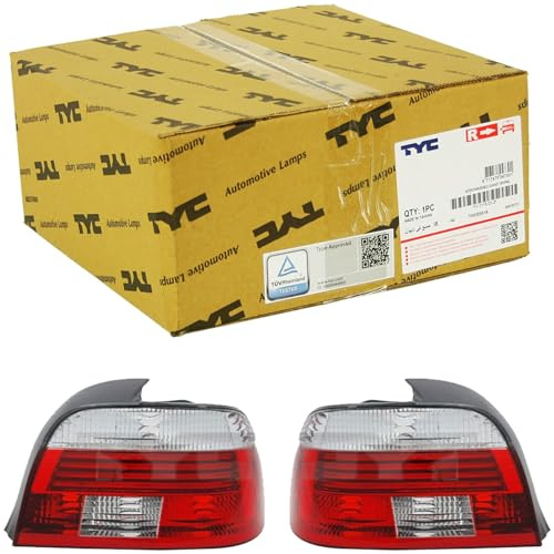 2x TYC Heckleuchte Rückleuchte Links/rechts | 11-0008-11-2 +11-0007-11-2 Kompatibel mit 5 (E39)
