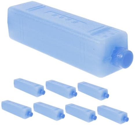 iplusmile Paquetes de Hielo Reutilizables 8 Piezas Pequeños Cristal de Hielo para Enfriador de Aire Portátil para Loncheras y Transporte en Cadena de Frío Uso en Camping y