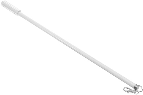 GALPADA Baguette de Tirage Aluminium 50 CM, Barre Manuelle Résistante la Flexion, pour Tringles à Rideaux de Fenêtres