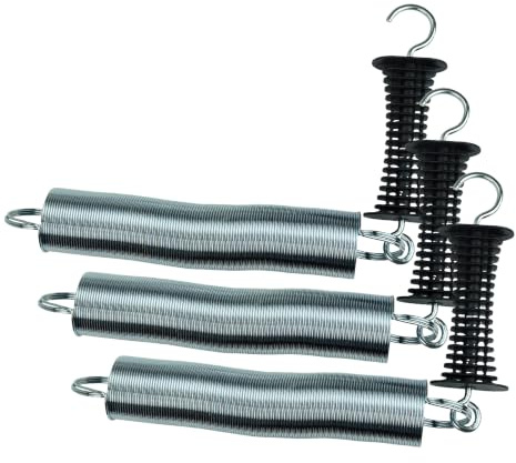 Kit Per Cancello Recinzioni Elettriche Il Kit Dispone Di 1 Maniglia Con Gancio, 1 Molla Speciale, 2 Isolatori. (Confezione da 3)