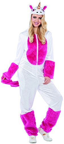 Rubie's 13218-40 Einhorn Overall Einhornkostüm Kostüm für Damen, Multi-Colored