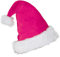 KarnevalsTeufel Mütze Nikolaus Plüsch in verschiedenen Farben Weihnachtsmütze Kopfbedeckung (pink)