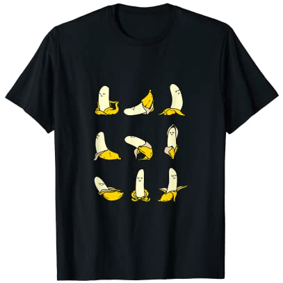 Bananen Yoga Geschenk T-Shirt
