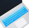 Silicone Keyboard Cover Skin for Microsoft Surface Laptop 4 3 13.5 Inch and 15 Inch, Surface Book 3 13.5&15 Keyboard Protector Accessories, Gradual Blue