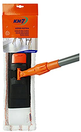 Kh7 0 Mopa Microfibra con Mango telescópico, Gris, 160