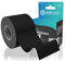 GSPCARE Kinesiology Tape, 5m x 5cm Kinesiotapes für Muskeln zum Trainieren, Latexfreies Wasserdichtes Physio Tape für die Wiederherstellung von Knie, Schulter und Ellbogen (1 Rollen, Schwarz)