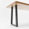 Lot de 2 pieds de table en métal - 71 cm de hauteur - 45 cm de large - Pieds de meubles pour table à manger, table basse, bureau - En forme de U