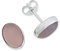 Ohrstecker 925 Silber Rosenquarz rosa Stein Edelstein Ohrringe echt Silber Damen Sterling Silber Stecker Geschenk(MOS-040-07)