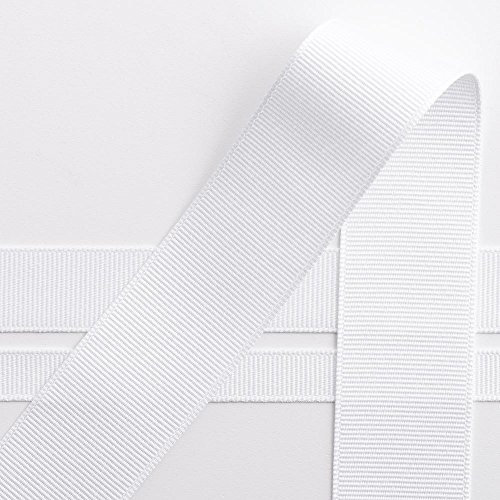 Italian Options Ripsband, 25 mm x 10 m Rolle, Weiß