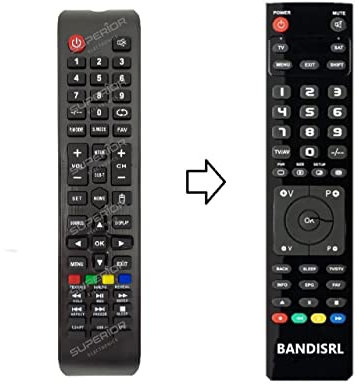 SU4197 Telecomando compatibile per TV AKAI solo per modelli in descrizione