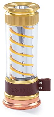 Barebones Edison Light Stick - Rechargeable Battery Light and Camping Lantern - LED Light and Flashlight for Camping Essentials (Brass)