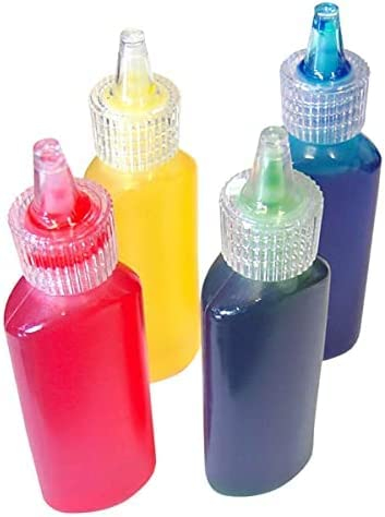 JMS we create smile - 4 X 20 mL Stained Glass Paint Colours for Artists DIY Painting Colour Bottle