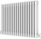 Radbliss Horizontal Traditional 3 Column Radiator 600x830mm White Cast Iron Style Design RAD Central Heating