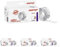 Meto Preisauszeichner Etiketten (22x16 mm, 2-zeilig, 6.000 Stück, weiß, permanent, Preisetiketten für Meto, Contact, Sato, Avery, Tovel, Samark etc.) (Packung mit 4)