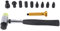 Geieold 10 StüCk Karosserie Lackierbare Dellen Reparatur Werkzeuge mit Knock Nieder Kopf Zapfhahn Nieder Werkzeuge Set Dent Reparatur Kit