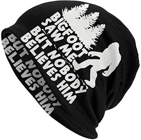 Beanie Strickmütze Bigfoot Saw Me Cuffed Plain Hat Unisex Wintermütze Klassische Beanie Für Skating Herren Geschenke