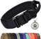 Joytale Taktisches Hundehalsband mit Griff Halsband Hund 3.8 cm Breit Hundehalsband für Große Hunde Verstellbar aus Nylon, Schwarz, L