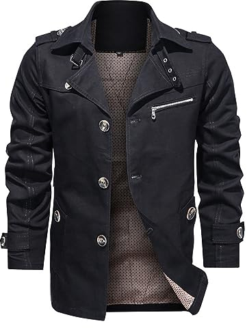 Generisch College Jacke Herren schwarz Softshelljacke Herren wasserdicht grün herrenmantel kurz übergang gelbe warnjacke Herren Fahrradjacke Herren atmungsaktiv 5XL