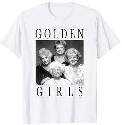 The Golden Girls Iconic Queens Vintage Group Shot Portrait T-Shirt