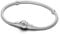 Pandora Moments Bracelet maille serpent en argent sterling avec fermoir en forme de rose, 16