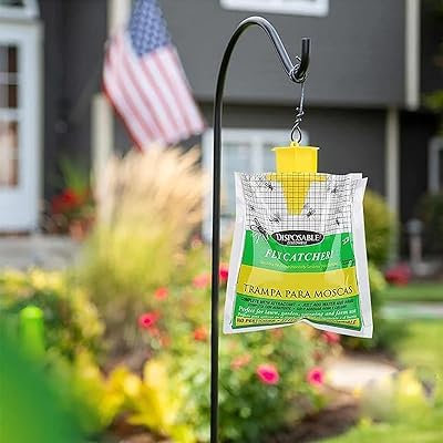 EHOTER Piege A Mouche, Atrappe Mouches Jetable, Tue Attrape Mouche à Suspendre, Sac A Mouche pour Balcon Terrasse Jardin Domestique Fermes, Espaces De Déchets (6 pièces)