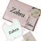 Set de Manta para Bebé + Doudou + Babero Personalizado con Nombre Bordado - Regalo para Bebé Recién Nacido, Padres Primerizos y Baby Shower - Manta para Bebé Recién Nacido (Manta + Doudou +Babero)